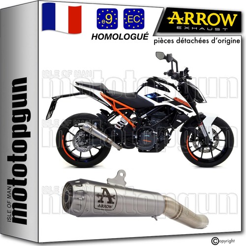 Arrow pot echappement approuve - arrow,