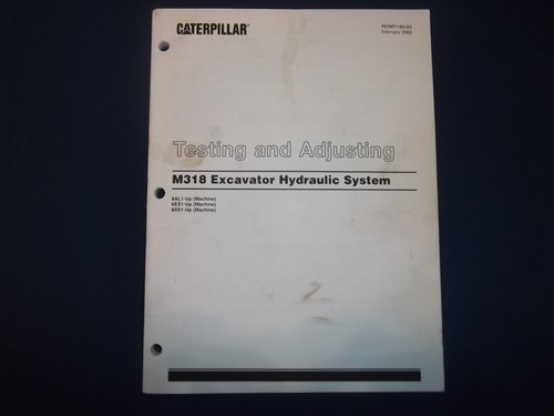 Cat caterpillar m318 - caterpillar,