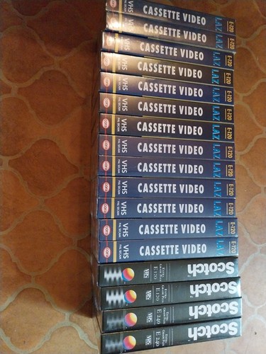 Lot cassettes vidéo - lot, 17