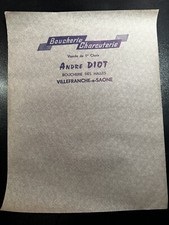 Rare Ancienne Feuille