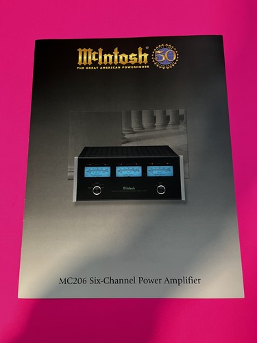 Mcintosh mc206 color brochure - mc206,