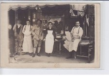 FRANCE: boucherie charcuterie (?), personnages en tablier - très bon état