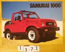 SANTANA SAMURAI 1000 Prospectus 2 pages Fr 1989 SUZUKI