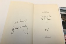 GAINSBOURG Dédicace Evguénie