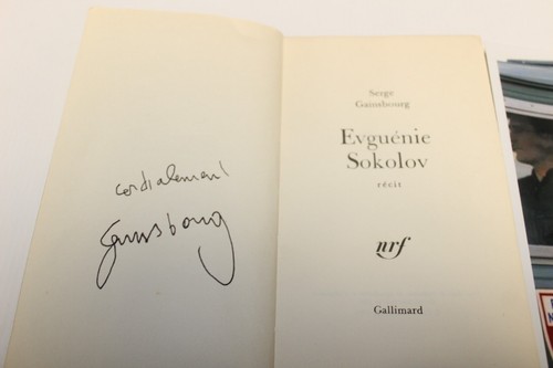Gainsbourg dédicace evguénie - gainsbourg,