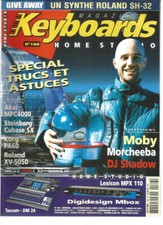 KEYBOARDS N°166 MOBY / DJ SHADOW / MORCHEEBA / AKAI MPC4000 / KORG PA60