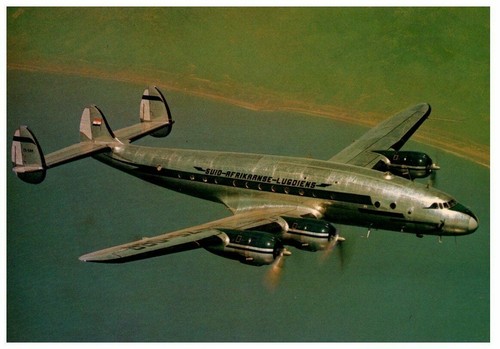 Carte postale avion lockheed - carte,