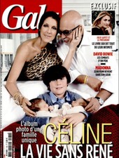 GALA Magazine CELINE DION / RENE_DAVID BOWIE_MADONNA_ROUSTENG 2016 ©TBC