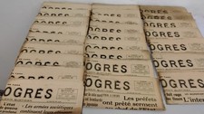 " Le Progrès " Lot D’anciens Journaux Février 1942