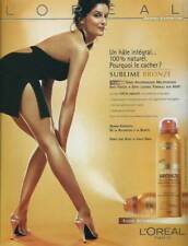 Publicité Papier - Sublime Bronze de L'Oréal de 2003, Égérie Laetitia Casta