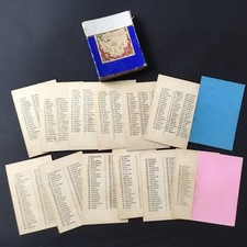 Jeu Ancien Cartes