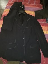 Paul Smith Costume Noir Coutures Constrastantes 42