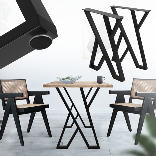 Pieds table métal type x - 2,