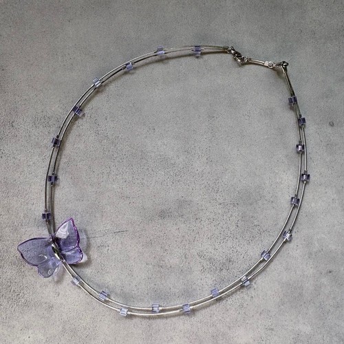 Collier papillon baccarat tour - collier,