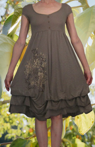 Robe été kaki clara vitti - robe,