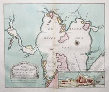 Brésil Salvador Bahia Amérique Carte Tirion 1760