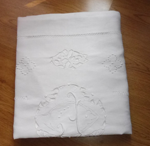 Textiles anciens beau drap - textiles,