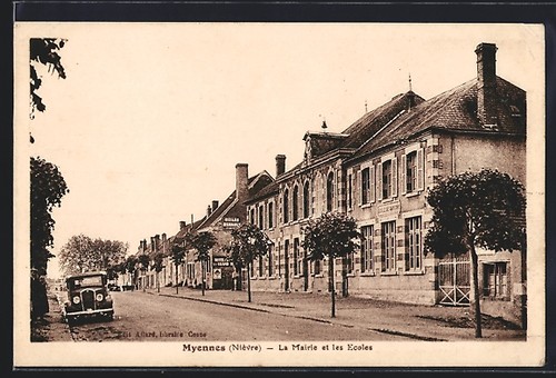 Cpa myennes nièvre la - /nièvre,,