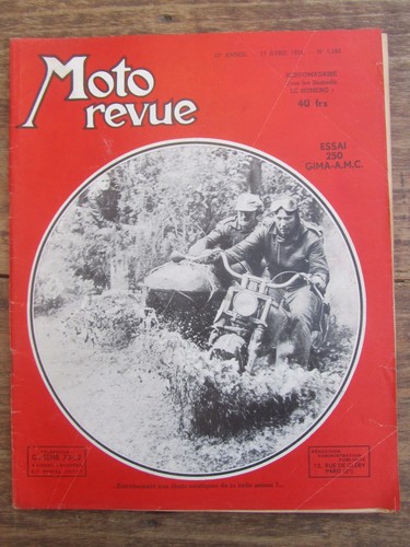 Ancienne revue moto - revue, n°