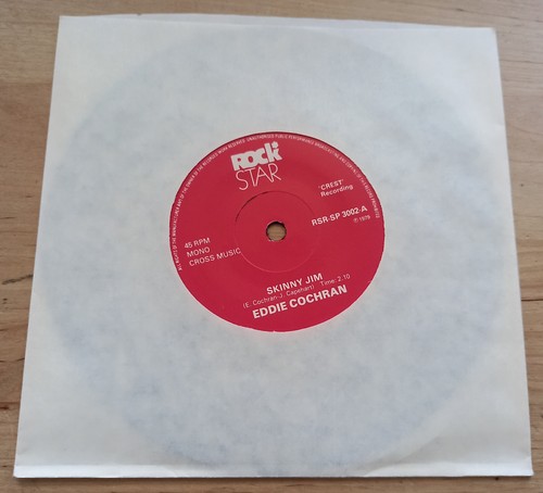 Eddie cochran skinny jim 45t - eddie,