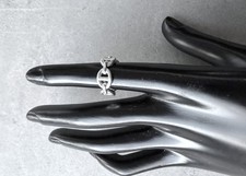 Bague HERMES neuve en argent -