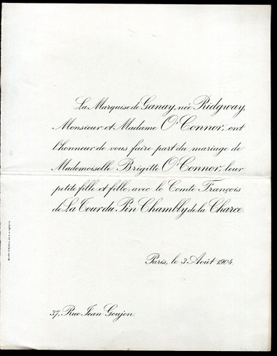 Faire part mariage comte - mariage,