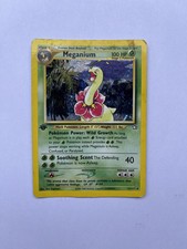 Carte Pokémon Meganium 100 HP 11/111 1 st edition holo