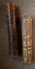 pair of Iban Dayak trumpets