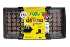 JIFFY SEED STARTING KIT 72 expanding Peat Pellet, Greenhouse, Plant, seedling 