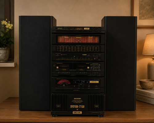 Sharp system 7700 rare vintage - sharp,