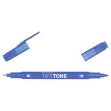 [WS-PK45] TOMBOW Feutre Dessin Double Pointe 0,8 et 0,3 mm TwinTone bleu fran...