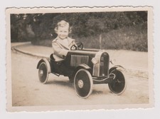 photo ancienne ?️ enfant voiture jouet rue années 30 rare