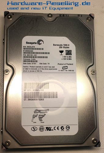 Seagate 250gb sata - seagate,