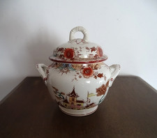 Sucrier en faience de Sarreguemines et digoin decor japonisant KYOTO