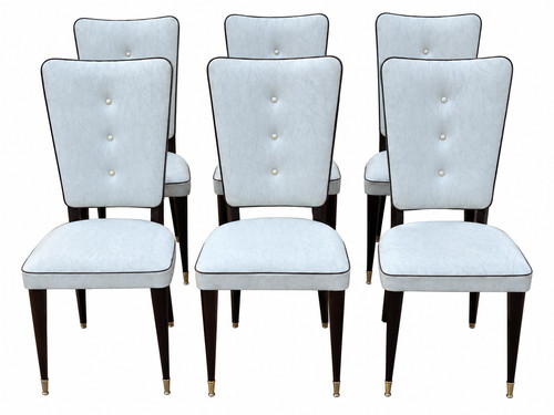 Suite chaises vintage - 6,