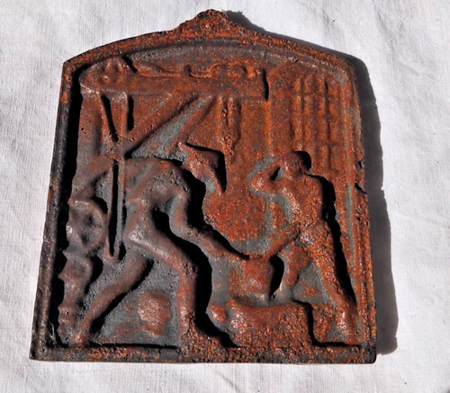 Ancienne plaque fonte - en,