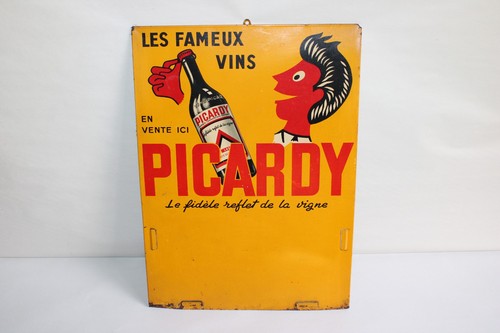 Ancienne plaque publicitaire
