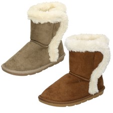 Bottes À Cheville En Fourrure Pour Filles