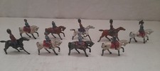 Lot 9 Chevaux cavalier plomb