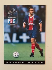 CARTE PARIS PSG SAISON 1997-98 // ALAIN ROCHE