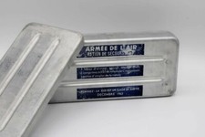 734 - Ration de secours Armée de l'air - Boite aluminium - Modèle 59 - Vide