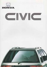 Catalogue Brochure Honda Civic Shuttle 01/1988 Belgique en français