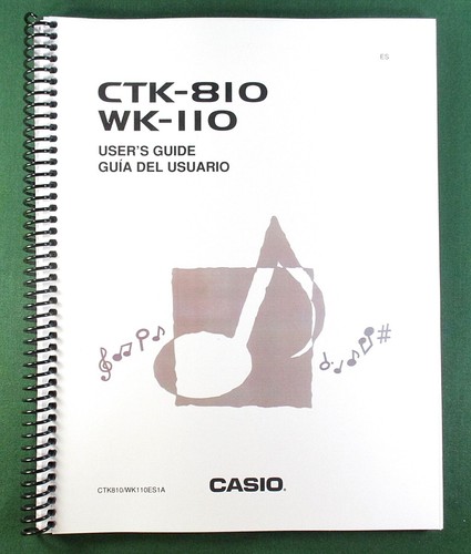 Casio 110 instruction - wk-110,