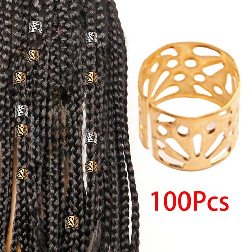100 pièces dreadlocks - 100, perles