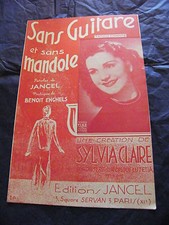 "Partition Sans Guitare et sans Mandole Enghels Sylvia Claire Jancel"