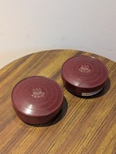 2 boite ancienne armor en bakélite rouge pour ruban machine a écrire underwood