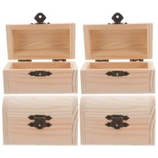 4 Pcs Coffre Trésor De Pirate