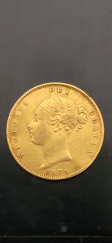 Souverain 1876 or - 1/2,