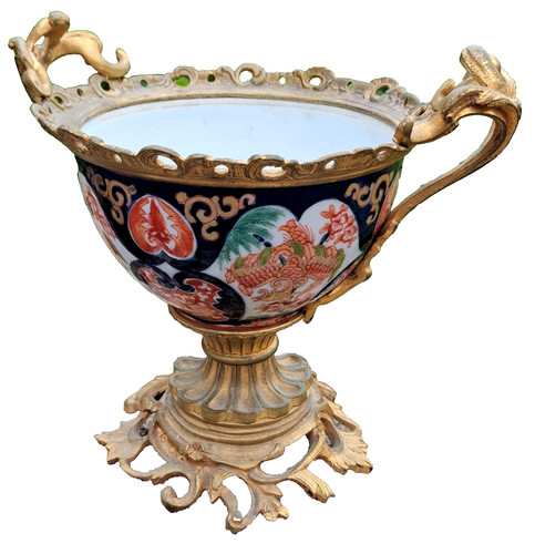 Coupe sur pied porcelaine - sur,