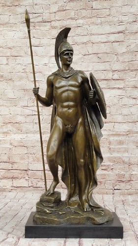 Sculpture bronze gladiateur - sculpture,